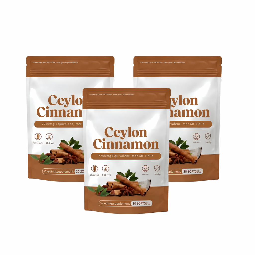 Ceylon Kaneel 7200mg Equivalent met MCT Olie