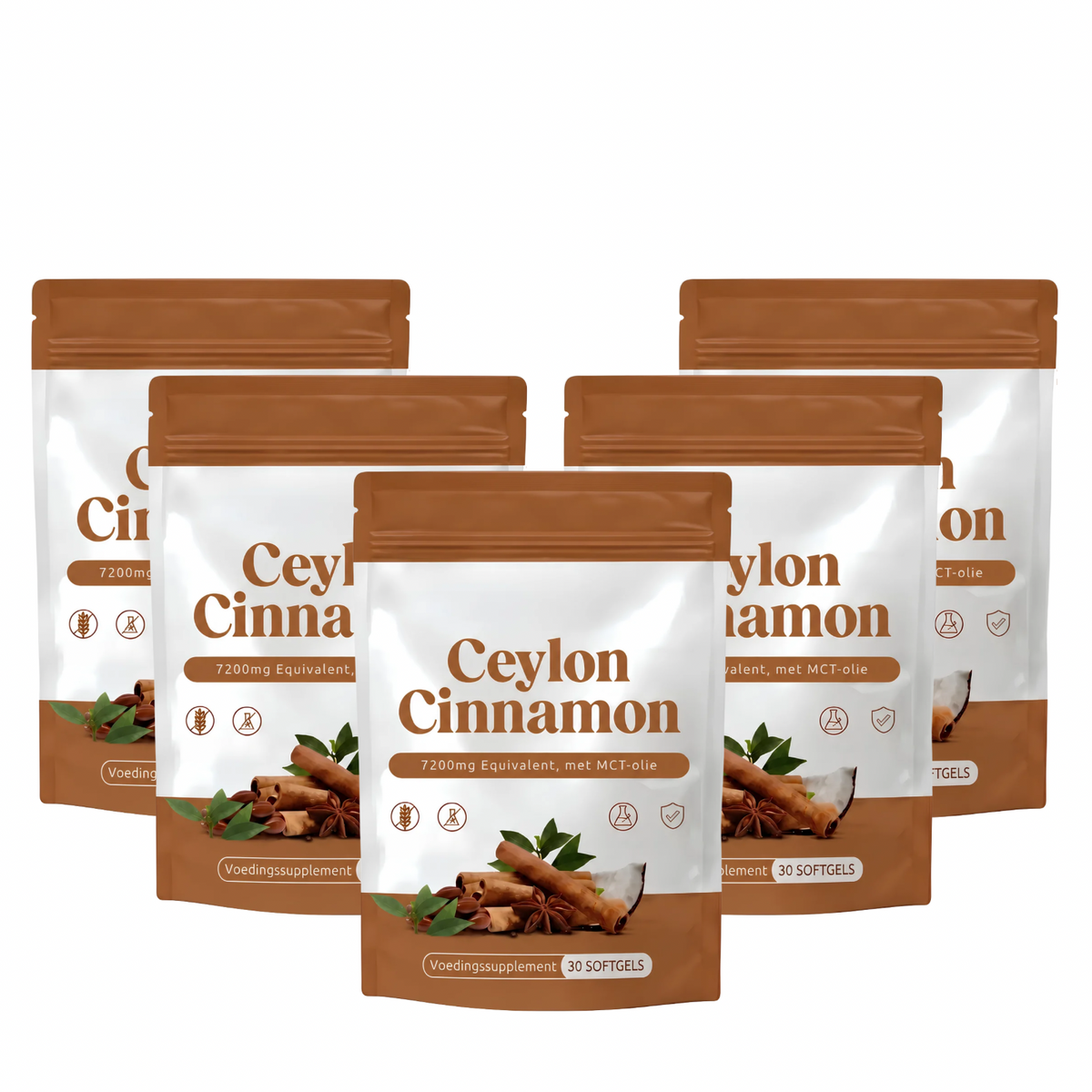 Ceylon Kaneel 7200mg Equivalent met MCT Olie
