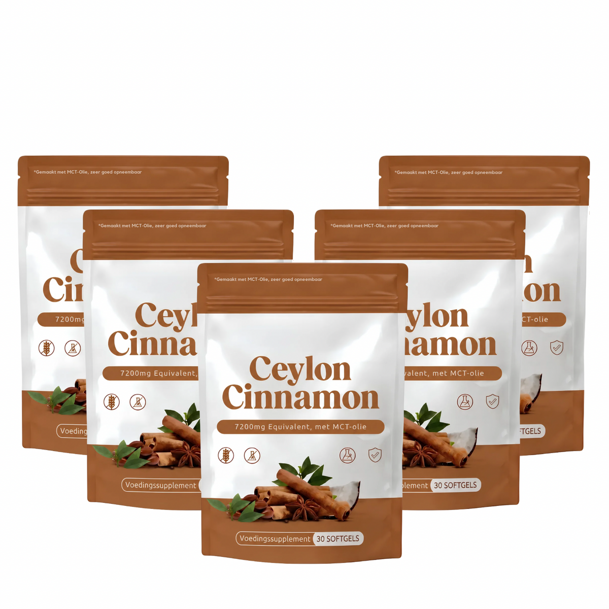 Ceylon Kaneel 7200mg Equivalent met MCT Olie